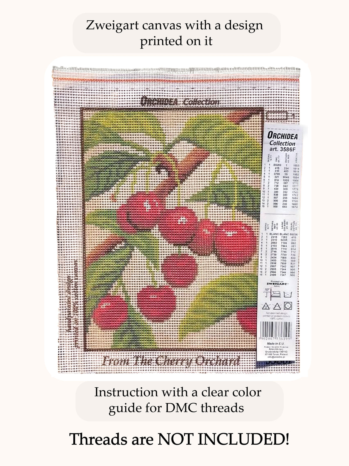 Needlepoint canvas for halfstitch without yarn after John Frederick Herring - The Hay Cart 2797R