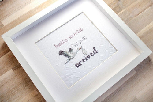 A Gift for a Newborn Counted Cross Stitch Kit by Letistitch Leti931