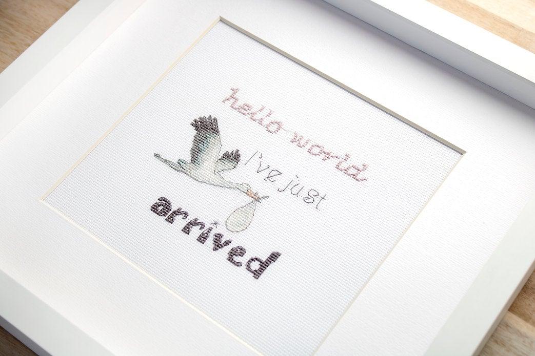 A Gift for a Newborn Counted Cross Stitch Kit by Letistitch Leti931