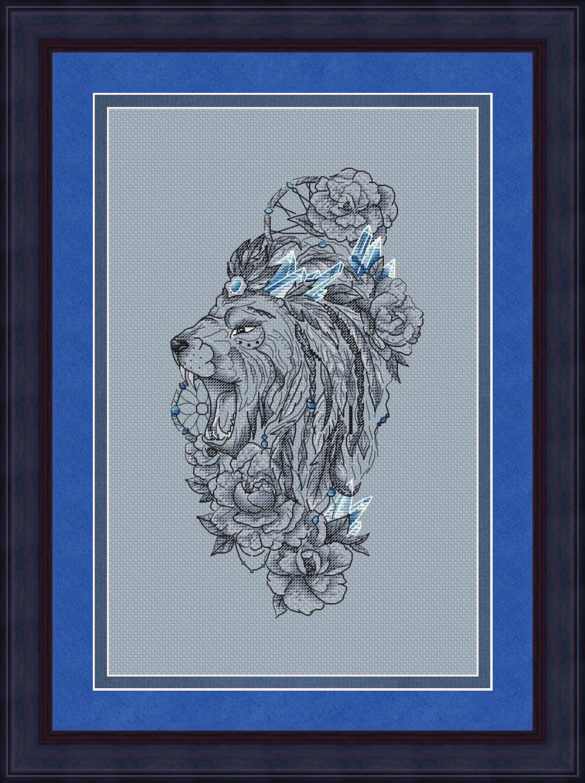 Lion - PDF Cross Stitch Pattern-0