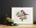 The tit on the branch Counted Cross-Stitch Kit by Luca-S B1194L